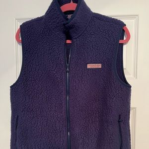 Vineyard Vines Men’s Fleece Blue Vest. Brand new, men’s size small.